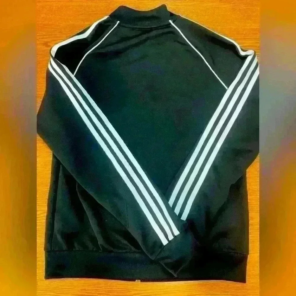 Adidas Women’s 3 Striped Jacket - Picture 2 of 4